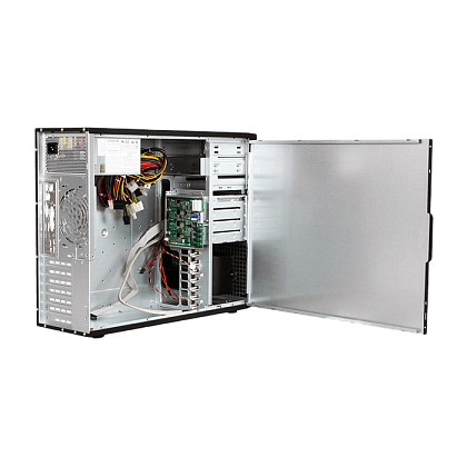 Сервер Supermicro SYS-7046A CSE-733 noCPU X8DTL-i 6хDDR3 softRaid IPMI 1х500W PSU Ethernet 2х1Gb/s 4х3,5" BPN SAS743TQ FCLGA1366 (5)