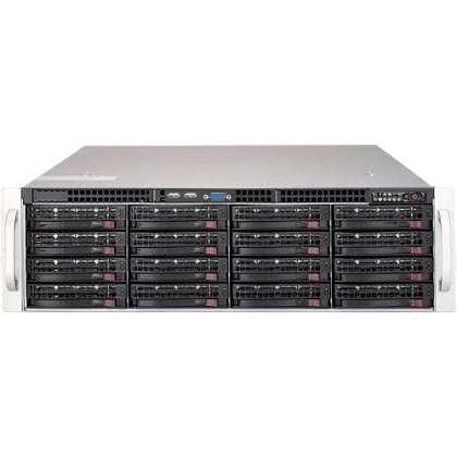 Новый Сервер Supermicro 6039P-E1CR16L CSE-836 noCPU X11DPH-T 16хDDR4 softRaid IPMI 2х1280W PSU Ethernet 2х10Gb/s 16х3,5" + 2х2,5" EXP SAS3-836EL1 FCLG